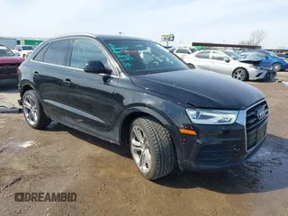2016 Audi Q3 Premium Plus with VIN WA1EFCFS9GR018740, listed as a IAAI auction lot 41564117 with 38,303 mi miles. Bid and sale history available at carsss.com. Image 1.