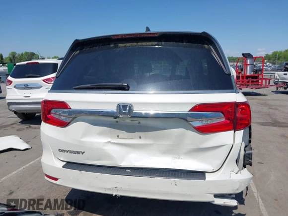 2019 Honda Odyssey EX-L with VIN 5FNRL6H76KB101969, listed as a IAAI auction lot 41985816 with 107,309 mi miles. Bid and sale history available at carsss.com. Image 16.
