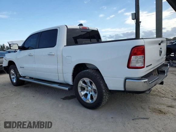 2020 Ram 1500 Big Horn with VIN 1C6SRFFMXLN298552, listed as a Copart auction lot 86169844 with 130,317 mi miles and Non Repairable. Bid and sale history available at carsss.com. Image 2.