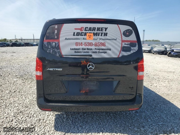 2018 Mercedes-Benz Metris Passenger Van with VIN WD4PG2EE7J3434402, listed as a Copart auction lot 71307944 with 0 mi miles and Salvage Title. Bid and sale history available at carsss.com. Image 6.