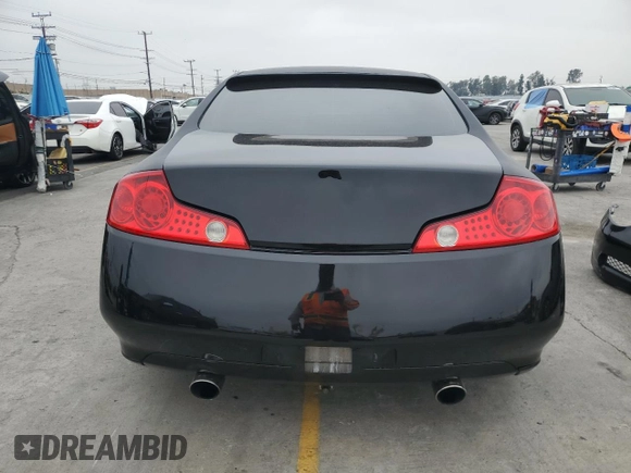 2004 Infiniti G35 w/Leather z VIN JNKCV54E24M800099, wystawiony jako Copart lot #59797675 z przebiegiem 156 273 mil mil oraz Szkoda całkowita • Salvage title. Historia ofert i sprzedaży dostępna na DreamBid. Obrazek 6.
