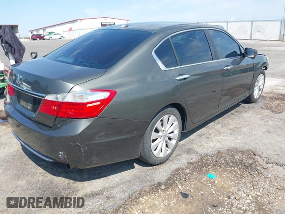 2013 Honda Accord EX-L with VIN 1HGCR2F87DA105423, listed as a IAAI auction lot 42027480 with Not Provided miles and . Bid and sale history available at DreamBid. Image 4.