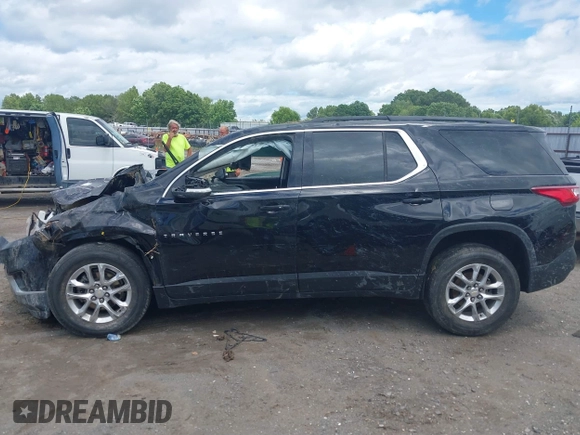 2021 Chevrolet Traverse LT Cloth with VIN 1GNERGKW1MJ129779, listed as a IAAI auction lot 39818022 with 61,802 mi miles and . Bid and sale history available at DreamBid. Image 13.