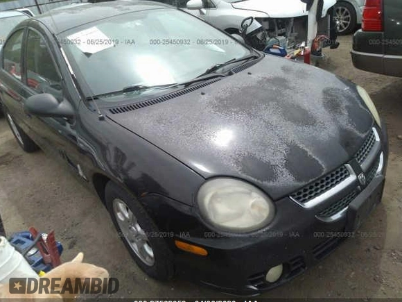 2003 Dodge Neon SXT with VIN 1B3ES56C63D251649, listed as a IAAI auction lot 27562059 with 222,302 mi miles. Bid and sale history available at carsss.com. Image 1.