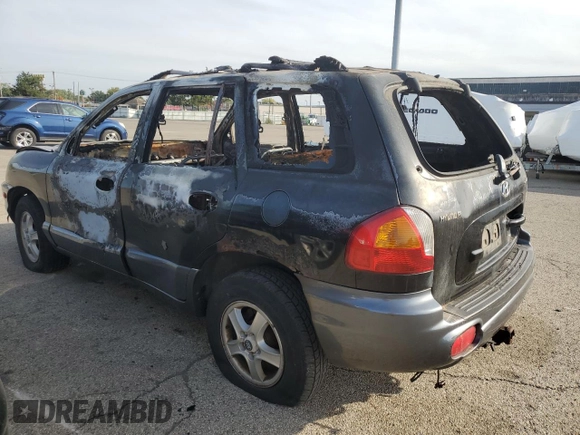 2004 Hyundai Santa Fe with VIN KM8SB12B64U656737, listed as a Copart auction lot 71521294 with 0 mi miles and Non Repairable. Bid and sale history available at carsss.com. Image 2.