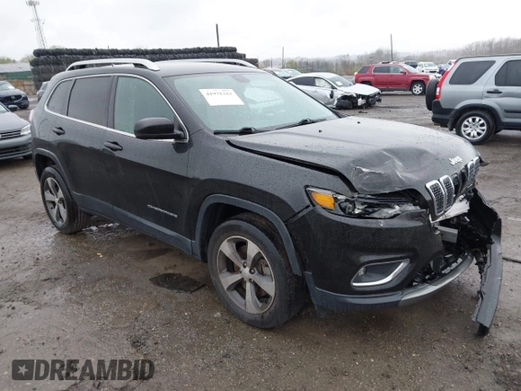 2019 Jeep Cherokee Limited with VIN 1C4PJMDX4KD251190, listed as a IAAI auction lot 41971282 with 28,207 mi miles and . Bid and sale history available at DreamBid. Image 1.