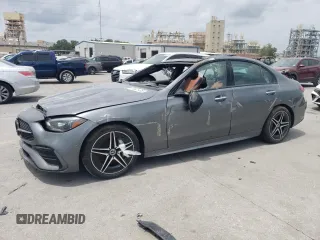 2024 Mercedes-Benz C 300 z VIN W1KAF4HB7RR178065, wystawiony jako Copart lot #55681405 z przebiegiem Nie podano mil oraz Szkoda całkowita • Salvage title. Historia ofert i sprzedaży dostępna na DreamBid. Obrazek 1.