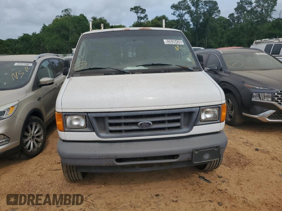 2007 Ford Econoline Cargo Commercial with VIN 1FTNE14W97DB31636, listed as a Copart auction lot 52639435 with Not Provided miles and Clean Title. Bid and sale history available at DreamBid. Image 5.