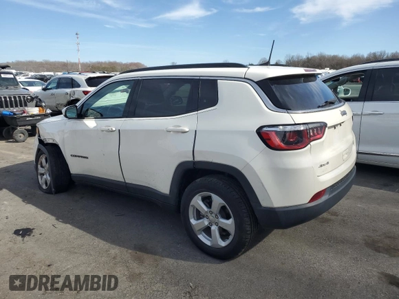 2019 Jeep Compass Latitude with VIN 3C4NJDBB1KT850900, listed as a Copart auction lot 48796895 with 53,121 mi miles and Salvage Title. Bid and sale history available at carsss.com. Image 2.