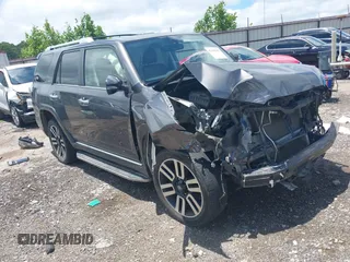 2015 Toyota 4Runner Limited with VIN JTEBU5JR1F5248658, listed as a IAAI auction lot 42430385 with 131,623 mi miles and . Bid and sale history available at DreamBid. Image 1.