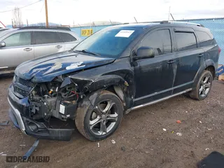 2015 Dodge Journey Crossroad with VIN 3C4PDCGG4FT611491, listed as a IAAI auction lot 41169513 with 144,740 mi miles. Bid and sale history available at carsss.com. Image 17.