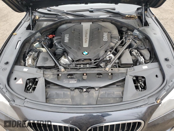 2014 BMW 7 Series 750i xDrive with VIN WBAYB6C52ED224729, listed as a Copart auction lot 77781224 with 0 mi miles and Salvage Title. Bid and sale history available at carsss.com. Image 11.