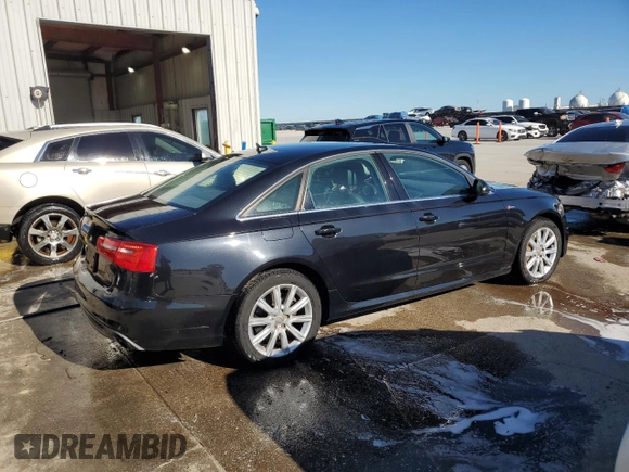 2013 Audi A6 3.0T Prestige with VIN WAUHGAFC5DN085669, listed as a Copart auction lot 84503214 with 47,083 mi miles and Salvage Title. Bid and sale history available at carsss.com. Image 3.
