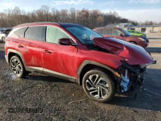 2025 Hyundai Tucson Limited with VIN 5NMJECDE5SH462585, listed as a Copart auction lot 80458534 with 820 mi miles and Salvage Title. Bid and sale history available at carsss.com. Image 4.