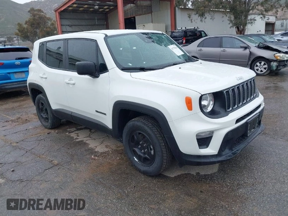 2022 Jeep Renegade Sport with VIN ZACNJDA1XNPN56686, listed as a IAAI auction lot 41779626 with 31,842 mi miles and . Bid and sale history available at DreamBid. Image 1.