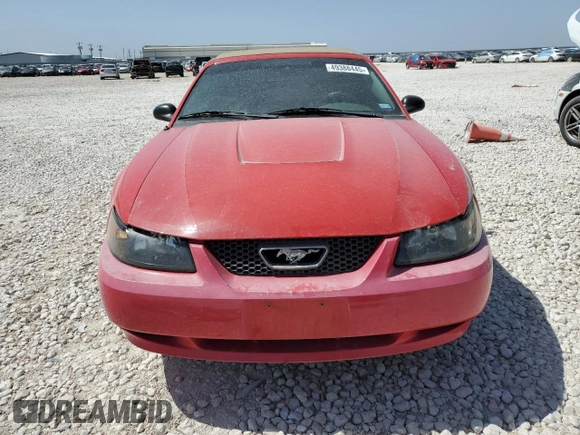 2004 Ford Mustang Deluxe with VIN 1FAFP44674F211829, listed as a Copart auction lot 49388445 with 107,427 mi miles and Salvage Title. Bid and sale history available at carsss.com. Image 5.