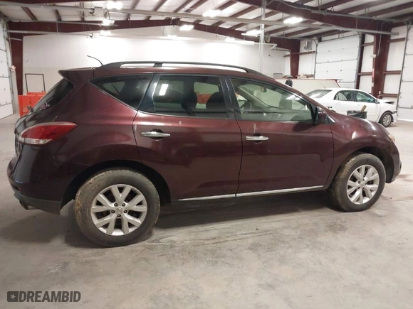 2013 Nissan Murano SL with VIN JN8AZ1MW0DW315659, listed as a IAAI auction lot 41156756 with 222,989 mi miles. Bid and sale history available at carsss.com. Image 13.