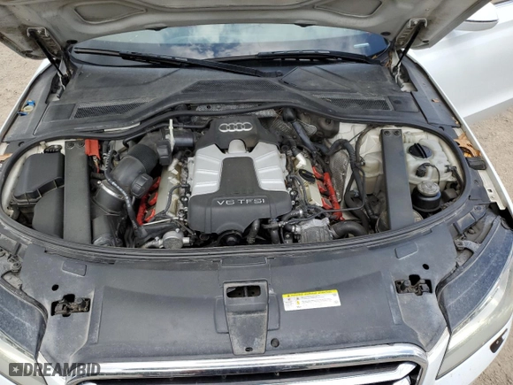 2014 Audi A8 L 3.0T with VIN WAURGAFD6EN004841, listed as a Copart auction lot 51474005 with 214,588 mi miles and Salvage Title. Bid and sale history available at carsss.com. Image 11.