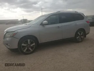 2015 Nissan Pathfinder S with VIN 5N1AR2MN9FC665980, listed as a Copart auction lot 69571314 with 188,824 mi miles and Salvage title. Bid and sale history available at DreamBid. Image 1.
