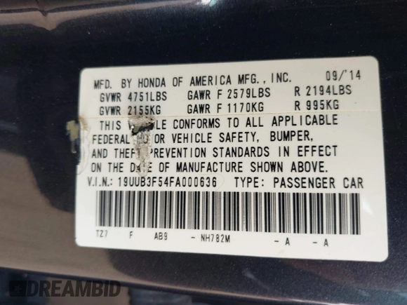 2015 Acura TLX V6 Tech with VIN 19UUB3F54FA000636, listed as a IAAI auction lot 41465496 with 139,263 mi miles. Bid and sale history available at carsss.com. Image 9.