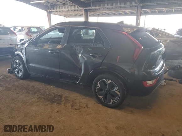 2023 Kia Niro Wind with VIN KNDCR3L17P5029789, listed as a Copart auction lot 49267625 with 56,079 mi miles and Salvage Title. Bid and sale history available at carsss.com. Image 2.