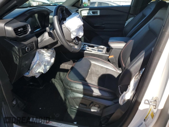 2023 Ford Explorer ST-Line with VIN 1FMSK7KH0PGB52842, listed as a Copart auction lot 88803645 with 20,888 mi miles and Salvage Title. Bid and sale history available at carsss.com. Image 7.