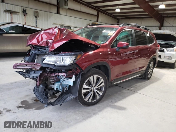 2019 Subaru Ascent Limited with VIN 4S4WMAMDXK3480496, listed as a Copart auction lot 57807645 with 57,572 mi miles and Salvage title. Bid and sale history available at DreamBid. Image 1.