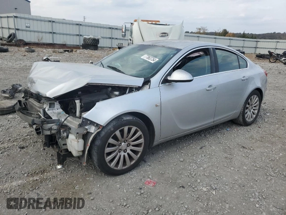 2011 Buick Regal CXL RL1 with VIN W04GN5EC5B1056829, listed as a Copart auction lot 77863754 with 126,598 mi miles and Salvage Title. Bid and sale history available at carsss.com. Image 1.