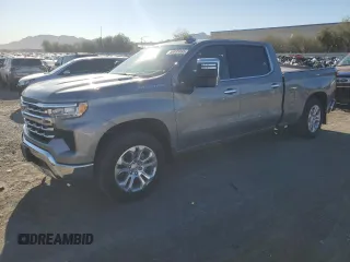 2024 Chevrolet Silverado 1500 LTZ with VIN 1GCUDGE84RZ239587, listed as a Copart auction lot 50035885 with 7,469 mi miles and Salvage Title. Bid and sale history available at DreamBid. Image 1.