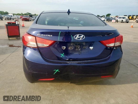 2013 Hyundai Elantra GLS с VIN 5NPDH4AE7DH433853, выставлен на аукционе Copart как лот 60228915 с пробегом 212 495 миль миль и Списание • Salvage title. История ставок и продаж доступна на DreamBid. Изображение 6.