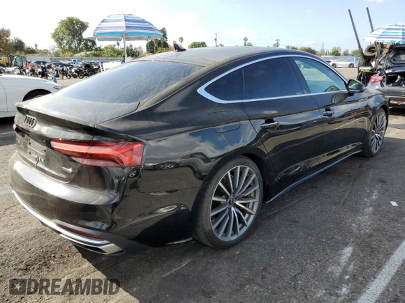 2021 Audi A5 Sportback Premium Plus z VIN WAUCBCF51MA040399, wystawiony jako Copart lot #80821984 z przebiegiem 25 779 mil mil oraz Szkoda całkowita • Salvage title. Historia ofert i sprzedaży dostępna na DreamBid. Obrazek 3.