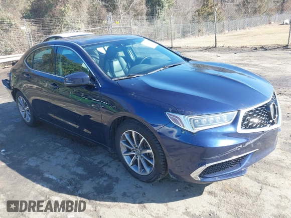 2020 Acura TLX with VIN 19UUB1F33LA001999, listed as a IAAI auction lot 41526456 with 86,855 mi miles. Bid and sale history available at carsss.com. Image 1.