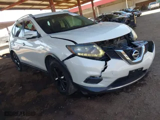 2016 Nissan Rogue S with VIN 5N1AT2MM5GC883358, listed as a IAAI auction lot 41671158 with 106,890 mi miles. Bid and sale history available at carsss.com. Image 1.