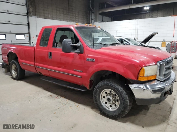 1999 Ford Super Duty F-350 SRW XL with VIN 1FTSX31F5XED17262, listed as a Copart auction lot 82159324 with 246,779 mi miles and Salvage Title. Bid and sale history available at carsss.com. Image 4.