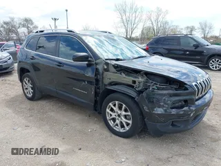 2014 Jeep Cherokee Latitude with VIN 1C4PJLCB6EW186576, listed as a IAAI auction lot 42099422 with 117,681 mi miles and . Bid and sale history available at DreamBid. Image 1.