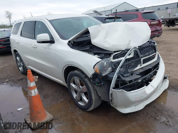 2012 Dodge Durango R/T with VIN 1C4SDJCT1CC195893, listed as a IAAI auction lot 41968863 with 201,388 mi miles and . Bid and sale history available at DreamBid. Image 1.