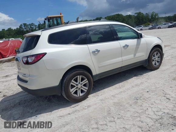 2015 Chevrolet Traverse LT with VIN 1GNKRGKD1FJ214724, listed as a IAAI auction lot 42763788 with 122,757 mi miles and . Bid and sale history available at DreamBid. Image 4.