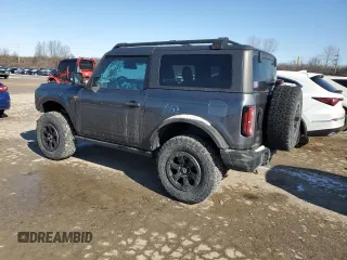 2022 Ford Bronco with VIN 1FMDE5CP1NLB49365, listed as a Copart auction lot 44935985 with 44,270 mi miles and Salvage title. Bid and sale history available at DreamBid. Image 2.