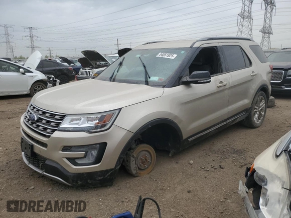 2017 Ford Explorer XLT z VIN 1FM5K8D88HGC64483, wystawiony jako Copart lot #54851925 z przebiegiem Nie podano mil oraz Szkoda całkowita • Salvage title. Historia ofert i sprzedaży dostępna na DreamBid. Obrazek 1.