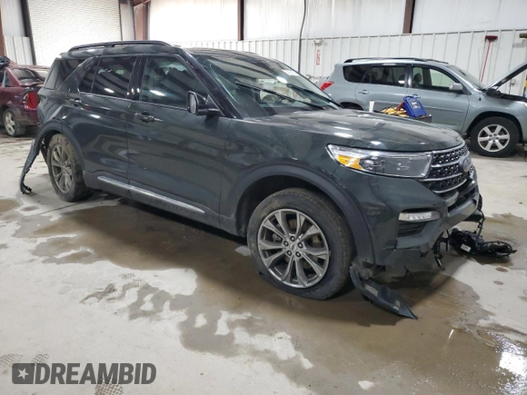 2023 Ford Explorer XLT with VIN 1FMSK8DH0PGB89490, listed as a Copart auction lot 52488425 with 174,498 mi miles and Salvage Title. Bid and sale history available at carsss.com. Image 4.