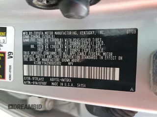 2009 Toyota Venza with VIN 4T3BE11A29U005992, listed as a Copart auction lot 51914375 with 135,801 mi miles and Clean Title. Bid and sale history available at DreamBid. Image 13.