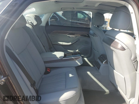 2020 Audi A8 with VIN WAU8DAF84LN014109, listed as a Copart auction lot 48527885 with 17,319 mi miles and Non Repairable. Bid and sale history available at carsss.com. Image 10.