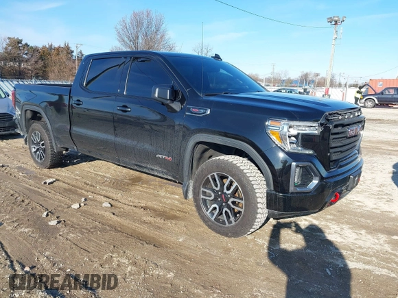 2021 GMC Sierra 1500 AT4 with VIN 1GTP9EEL1MZ429962, listed as a IAAI auction lot 41223344 with 1 mi miles. Bid and sale history available at carsss.com. Image 1.