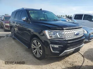 2020 Ford Expedition Platinum with VIN 1FMJU1LT9LEA68496, listed as a Copart auction lot 76551844 with Not provided miles and Non repairable. Bid and sale history available at DreamBid. Image 4.