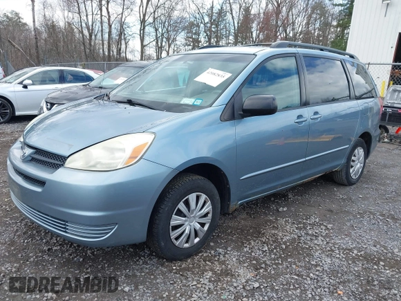 2005 Toyota Sienna CE with VIN 5TDZA23C55S375389, listed as a IAAI auction lot 42082835 with 243,028 mi miles. Bid and sale history available at carsss.com. Image 2.