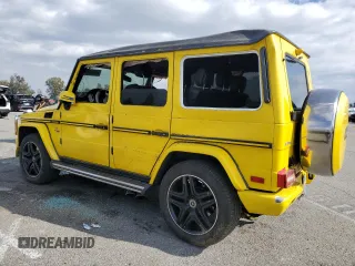 2015 Mercedes-Benz G-Class G 63 AMG with VIN WDCYC7DF1FX236619, listed as a Copart auction lot 44829485 with 120,469 mi miles and Salvage Title. Bid and sale history available at carsss.com. Image 2.