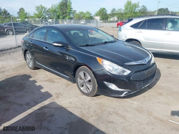 2015 Hyundai Sonata Hybrid Limited with VIN KMHEC4A44FA129122, listed as a IAAI auction lot 42098724 with 140,792 mi miles. Bid and sale history available at carsss.com. Image 1.