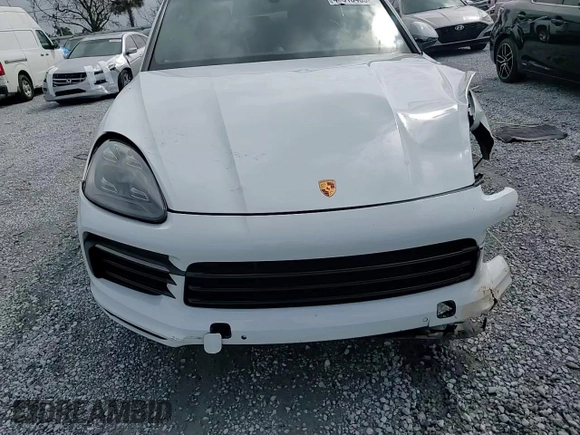 2021 Porsche Cayenne with VIN WP1AA2AY9MDA07852, listed as a Copart auction lot 48318465 with Not provided miles and Salvage title. Bid and sale history available at DreamBid. Image 12.