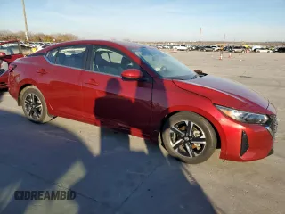 2024 Nissan Sentra SV with VIN 3N1AB8CV0RY257752, listed as a Copart auction lot 89298525 with 47,058 mi miles and Salvage Title. Bid and sale history available at DreamBid. Image 4.