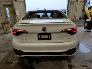 2023 Volkswagen Jetta SE with VIN 3VW7M7BU9PM026886, listed as a Copart auction lot 55356075 with 21,285 mi miles and Salvage title. Bid and sale history available at DreamBid. Image 6.